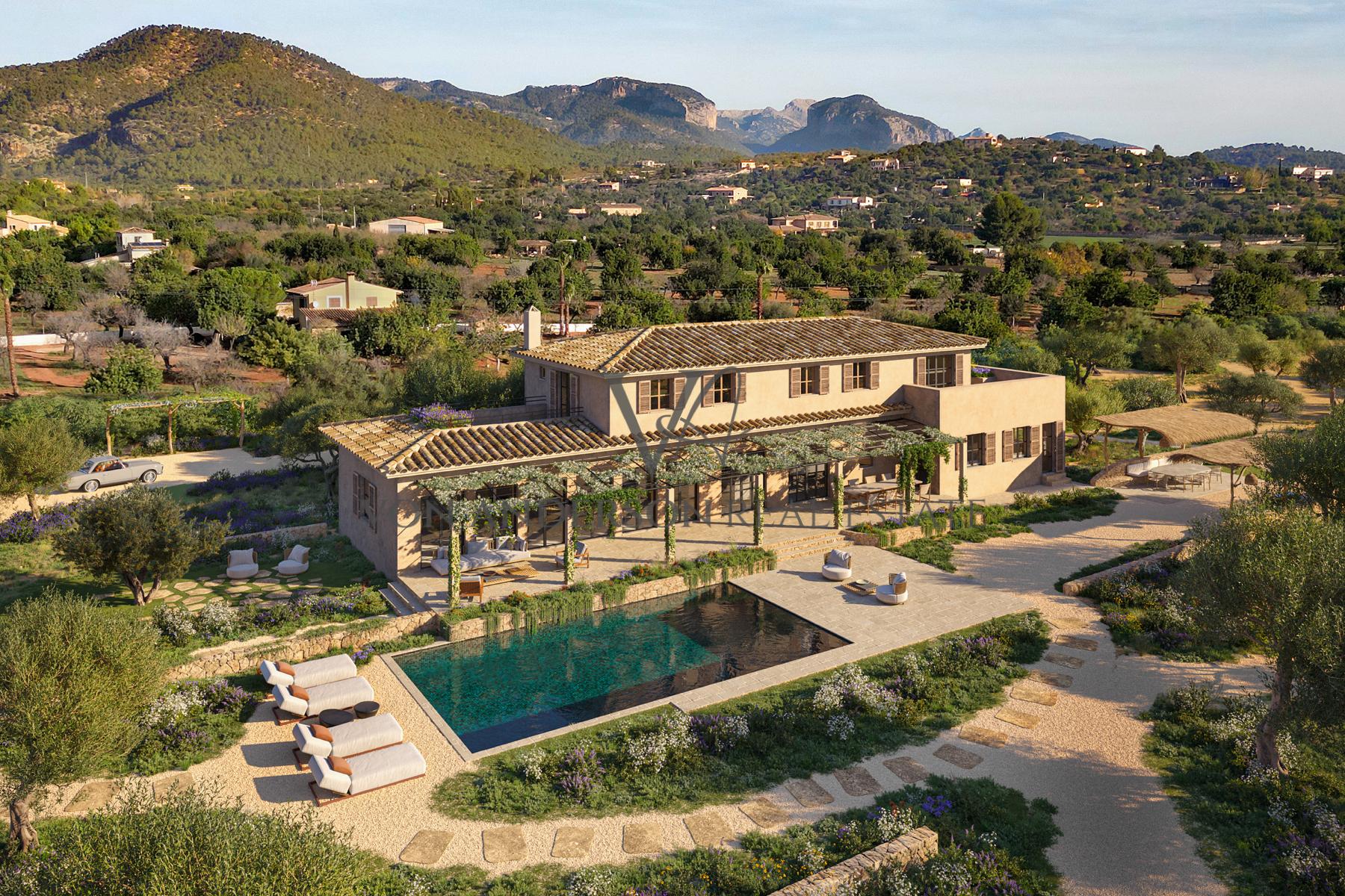 Impressive New Build Villa Project Situated in Picturesque Santa Maria, ref. VA1031, for sale in Mallorca by Von Anderson Real Estate