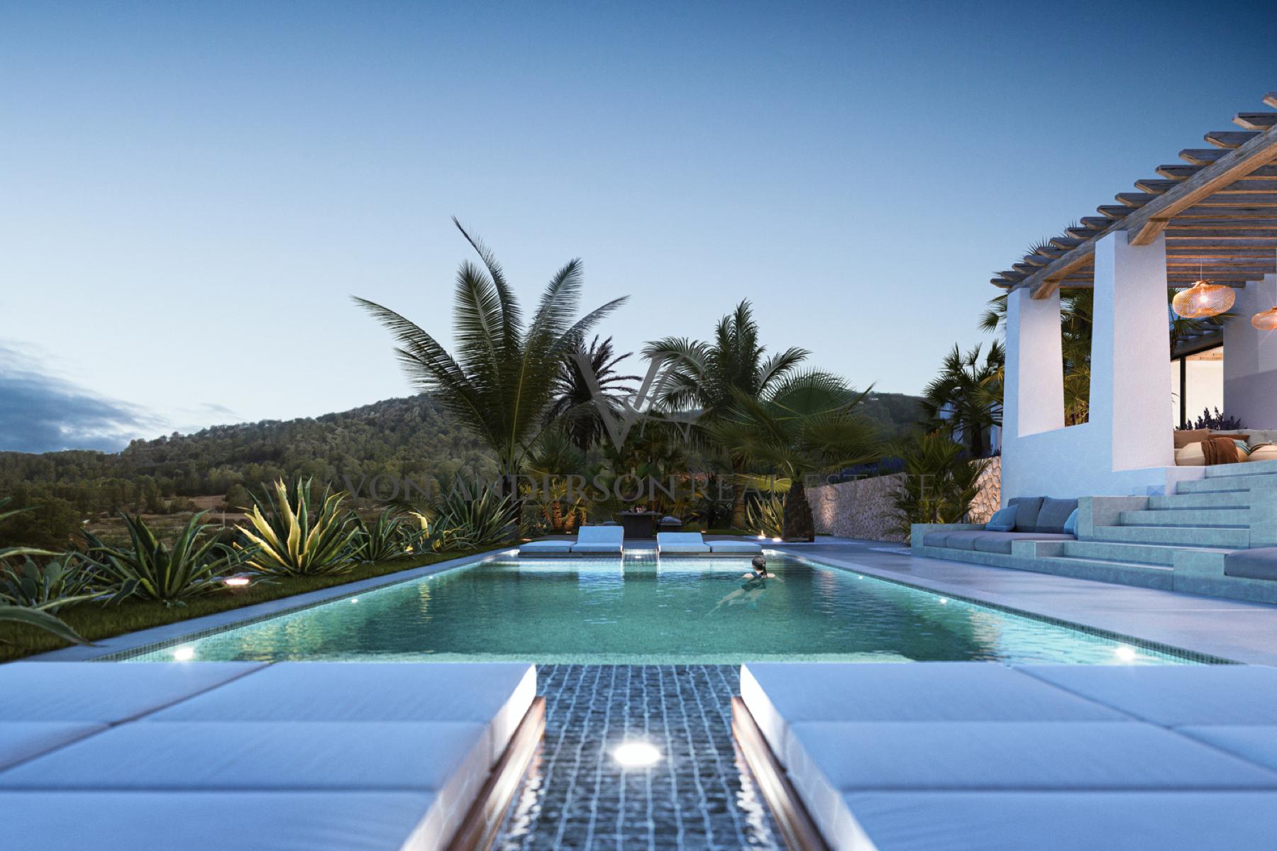 Magnificent Hillside Villa Designed by Renowned Ibiza Architect Blakstad, ref. VA1037, for sale in Ibiza by Von Anderson Real Estate