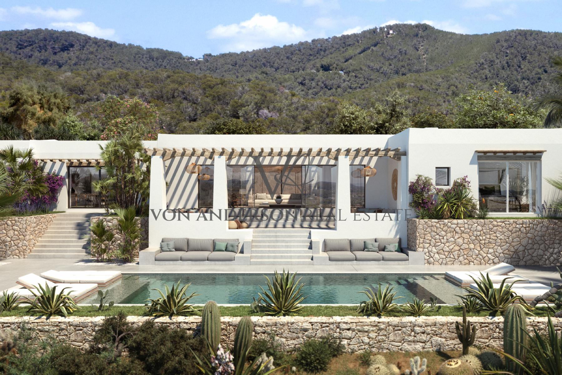 Magnificent Hillside Villa Designed by Renowned Ibiza Architect Blakstad, ref. VA1037, for sale in Ibiza by Von Anderson Real Estate