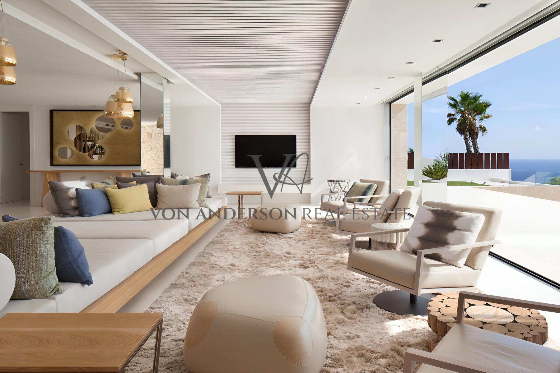 Impressive Hilltop Estate with Tourist License, 360º Panoramic Views and Private Road Access, ref. VA1054, for sale in Ibiza by Von Anderson Real Estate