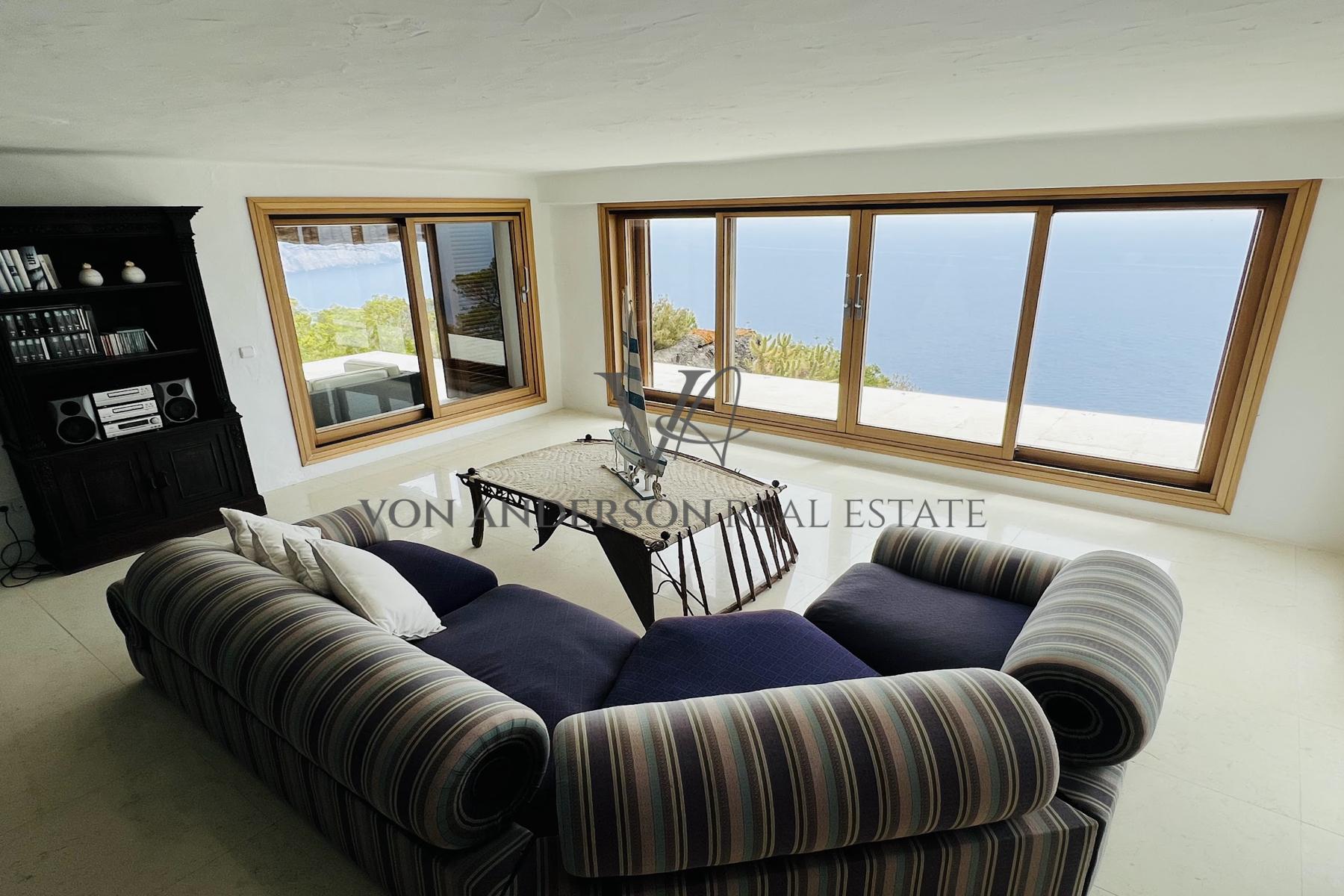 Impressive Hilltop Estate with Tourist License, 360º Panoramic Views and Private Road Access, ref. VA1054, for sale in Ibiza by Von Anderson Real Estate