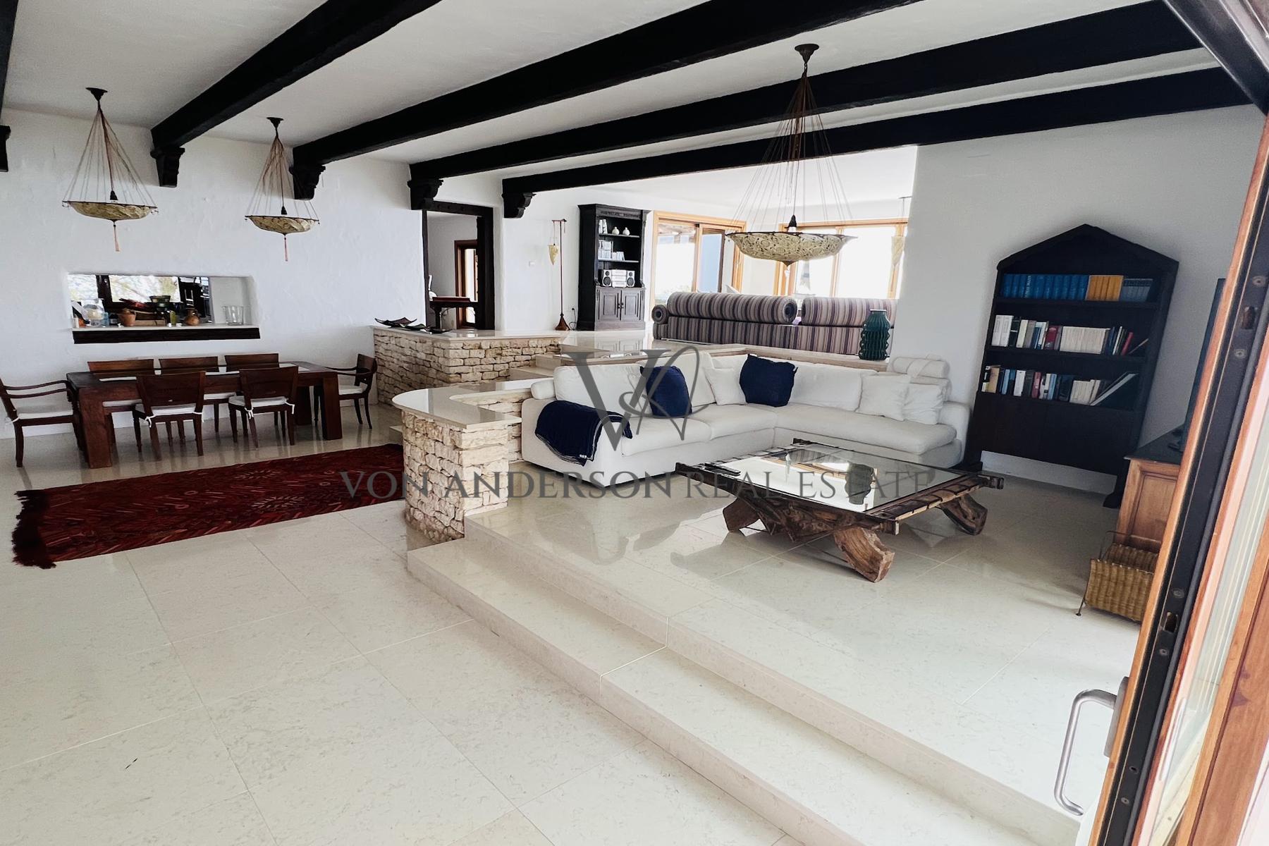 Impressive Hilltop Estate with Tourist License, 360º Panoramic Views and Private Road Access, ref. VA1054, for sale in Ibiza by Von Anderson Real Estate