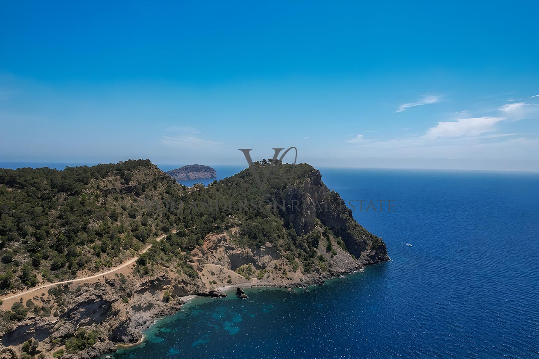 Impressive Hilltop Estate with Tourist License, 360º Panoramic Views and Private Road Access, ref. VA1054, for sale in Ibiza by Von Anderson Real Estate