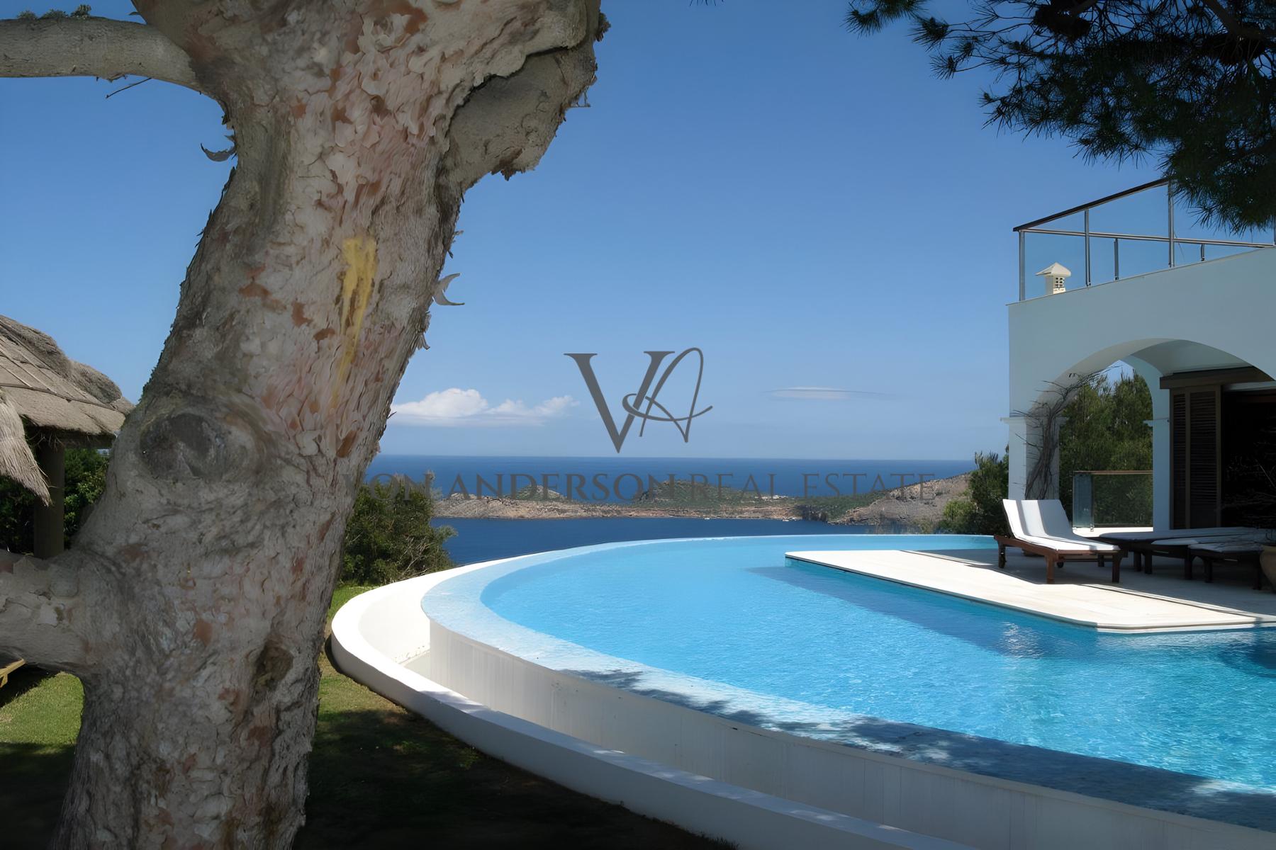 Impressive Hilltop Estate with Tourist License, 360º Panoramic Views and Private Road Access, ref. VA1054, for sale in Ibiza by Von Anderson Real Estate