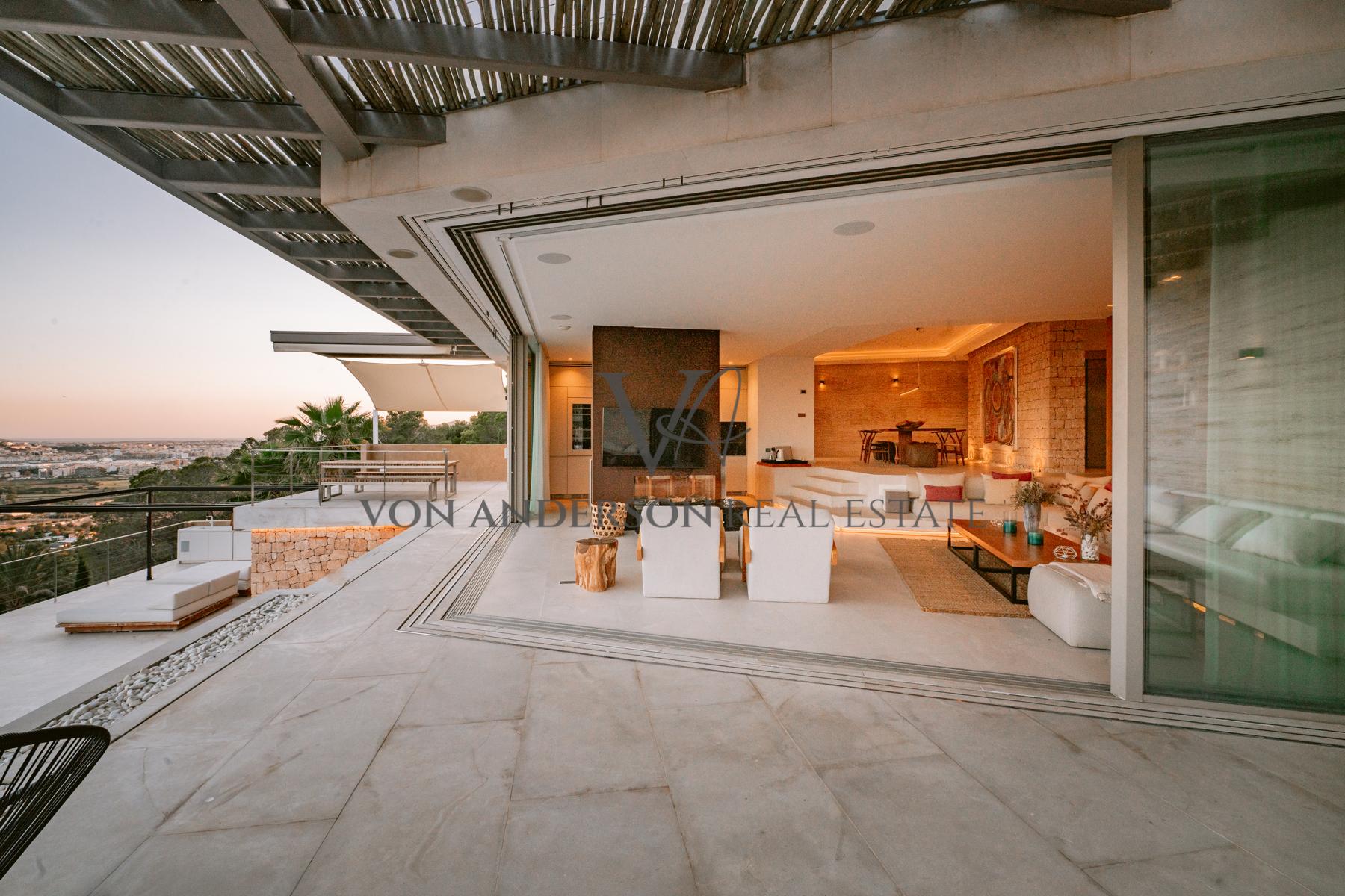Magnificent Contemporary Villa with Stunning Elevated Views & Private Nightclub, ref. VA1061, for sale in Ibiza by Von Anderson Real Estate