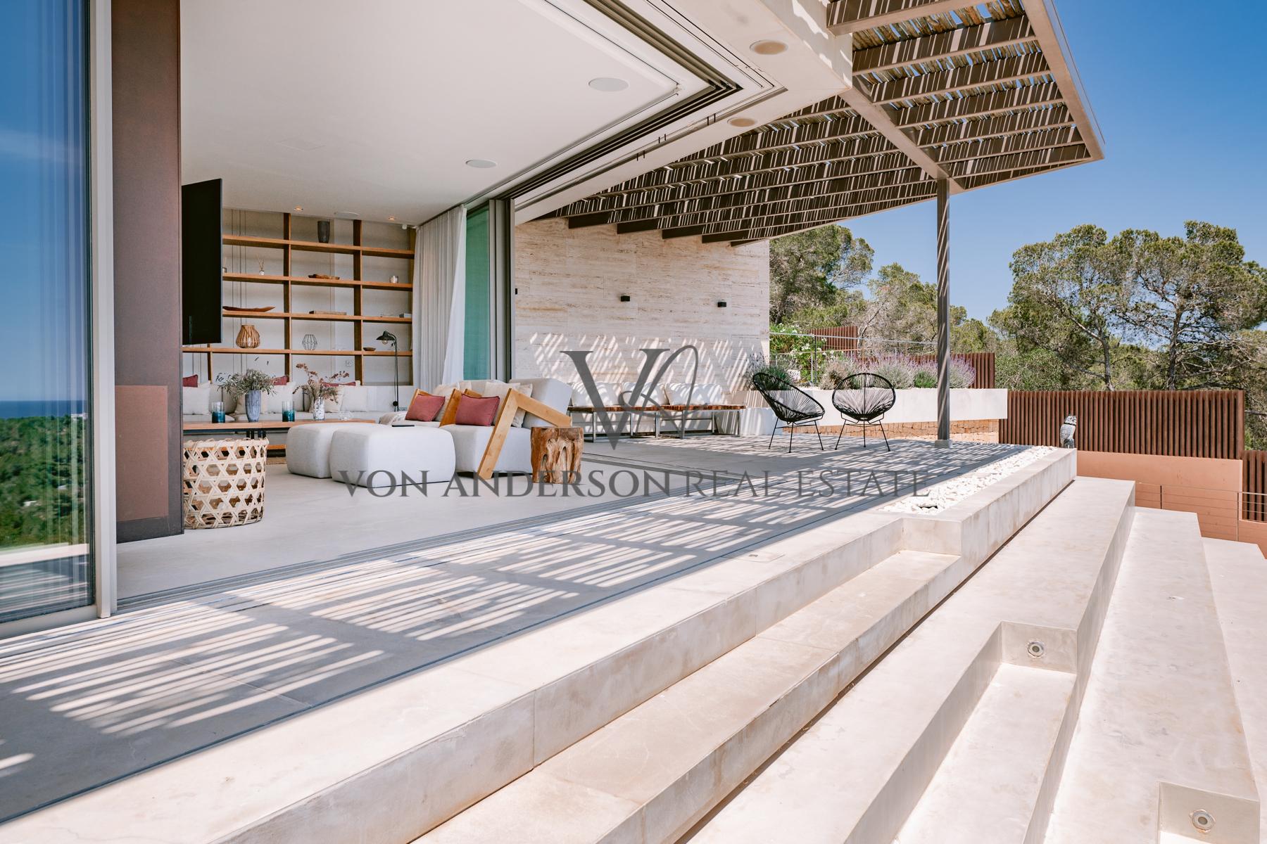 Magnificent Contemporary Villa with Stunning Elevated Views & Private Nightclub, ref. VA1061, for sale in Ibiza by Von Anderson Real Estate