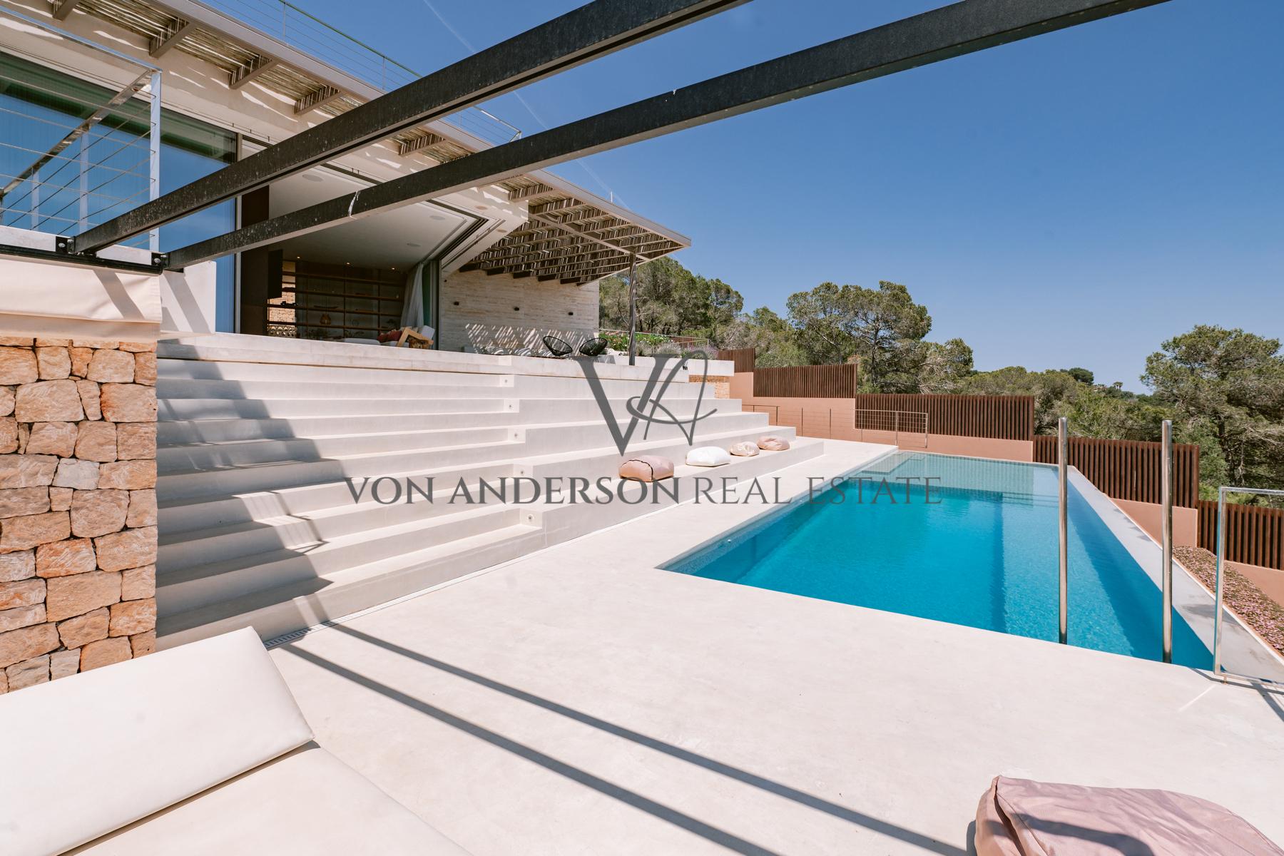 Magnificent Contemporary Villa with Stunning Elevated Views & Private Nightclub, ref. VA1061, for sale in Ibiza by Von Anderson Real Estate