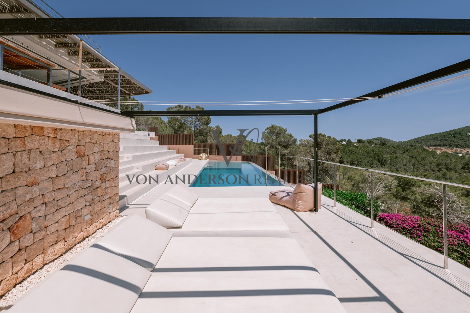 Magnificent Contemporary Villa with Stunning Elevated Views & Private Nightclub, ref. VA1061, for sale in Ibiza by Von Anderson Real Estate