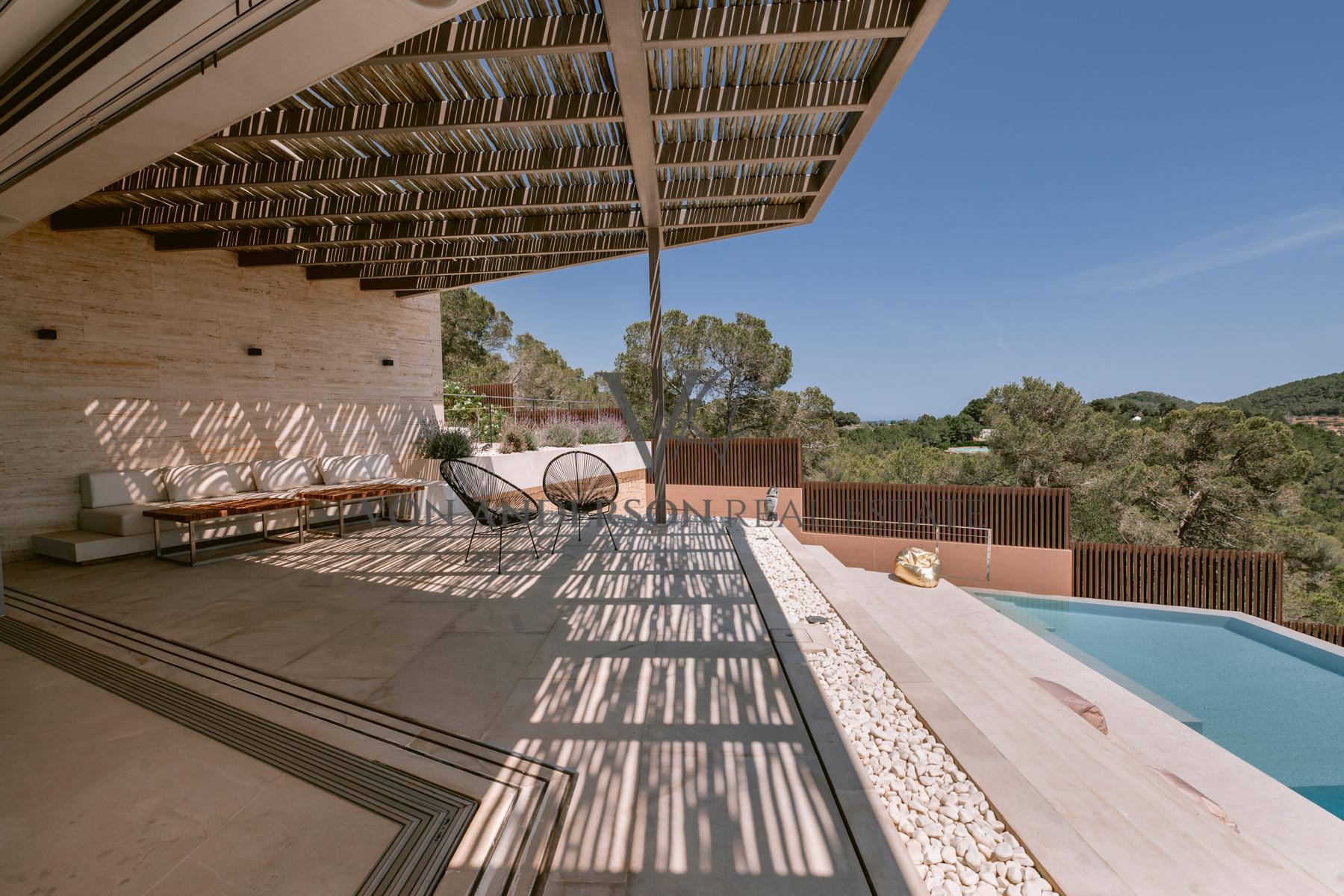 Magnificent Contemporary Villa with Stunning Elevated Views & Private Nightclub, ref. VA1061, for sale in Ibiza by Von Anderson Real Estate