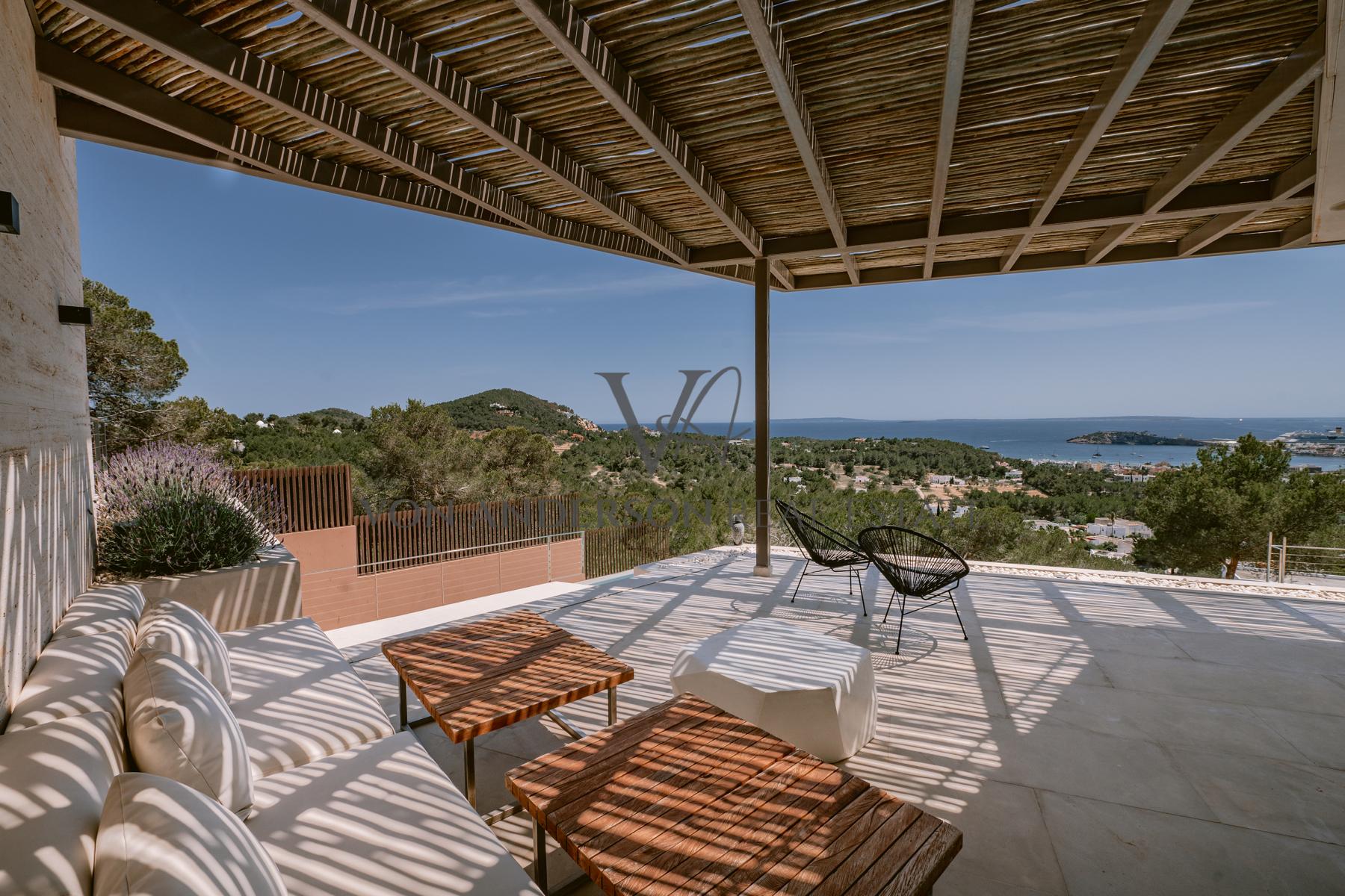 Magnificent Contemporary Villa with Stunning Elevated Views & Private Nightclub, ref. VA1061, for sale in Ibiza by Von Anderson Real Estate