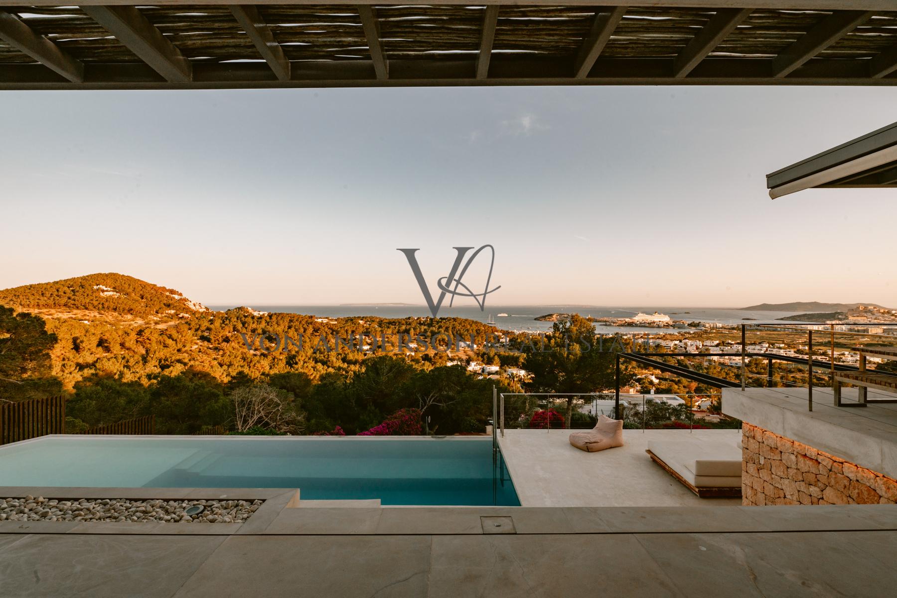 Magnificent Contemporary Villa with Stunning Elevated Views & Private Nightclub, ref. VA1061, for sale in Ibiza by Von Anderson Real Estate