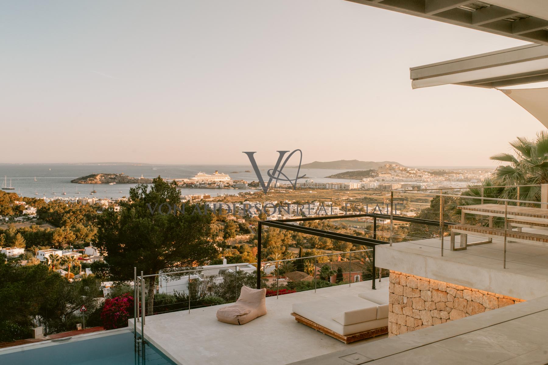 Magnificent Contemporary Villa with Stunning Elevated Views & Private Nightclub, ref. VA1061, for sale in Ibiza by Von Anderson Real Estate