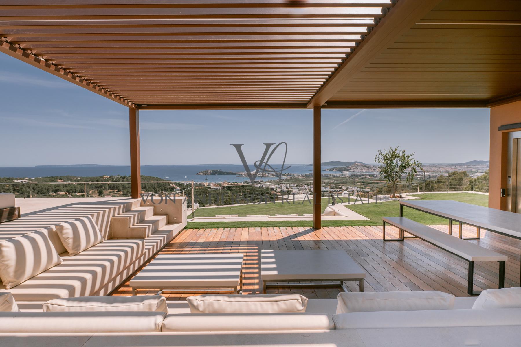 Magnificent Contemporary Villa with Stunning Elevated Views & Private Nightclub, ref. VA1061, for sale in Ibiza by Von Anderson Real Estate