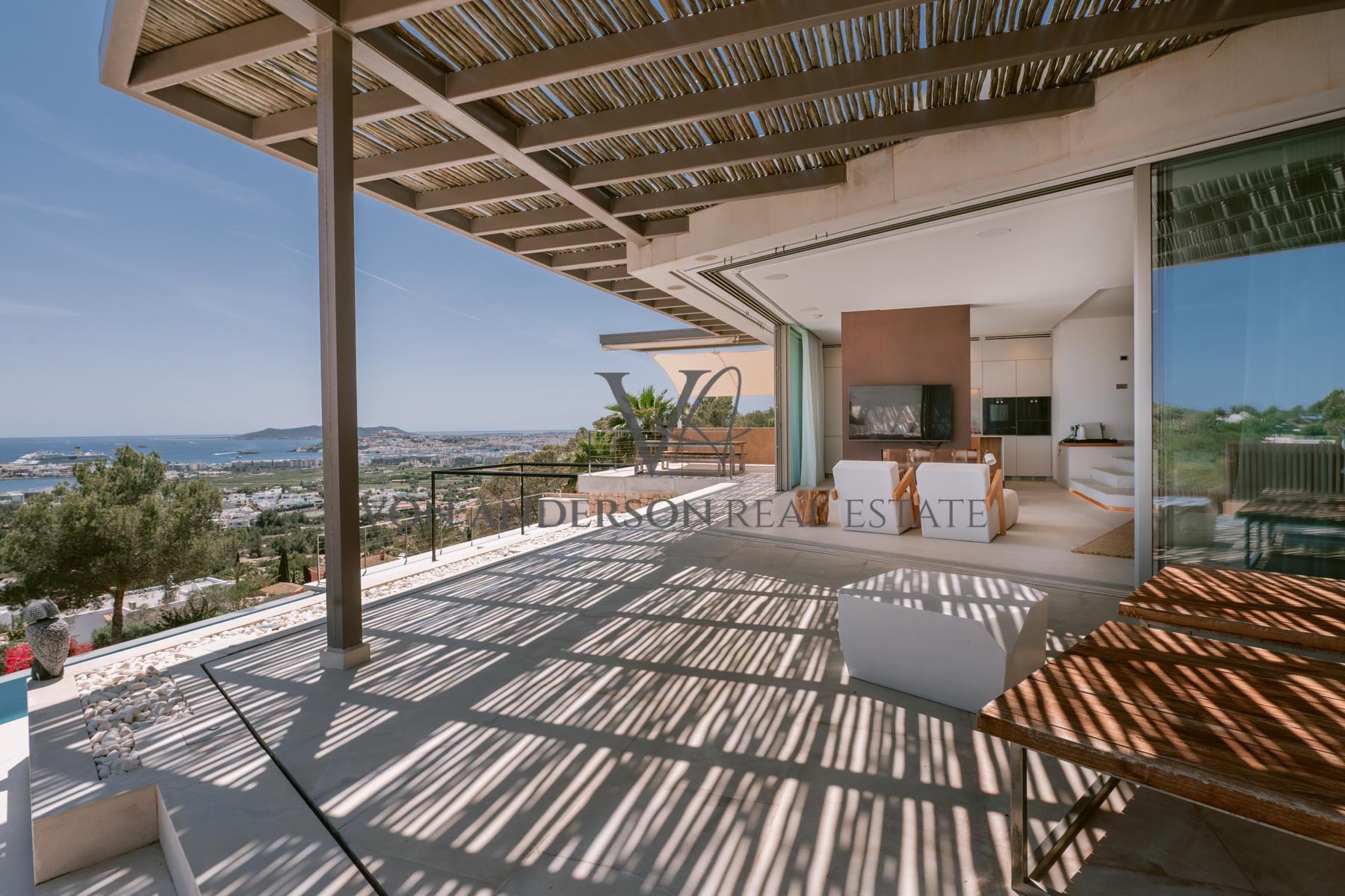 Magnificent Contemporary Villa with Stunning Elevated Views & Private Nightclub, ref. VA1061, for sale in Ibiza by Von Anderson Real Estate