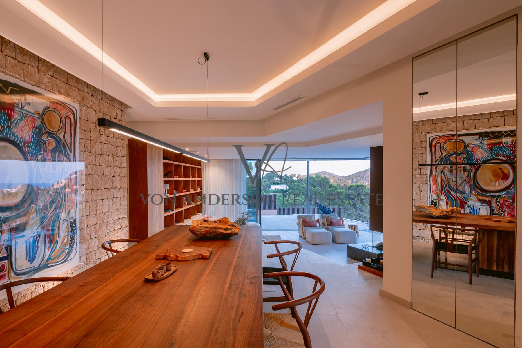 Magnificent Contemporary Villa with Stunning Elevated Views & Private Nightclub, ref. VA1061, for sale in Ibiza by Von Anderson Real Estate