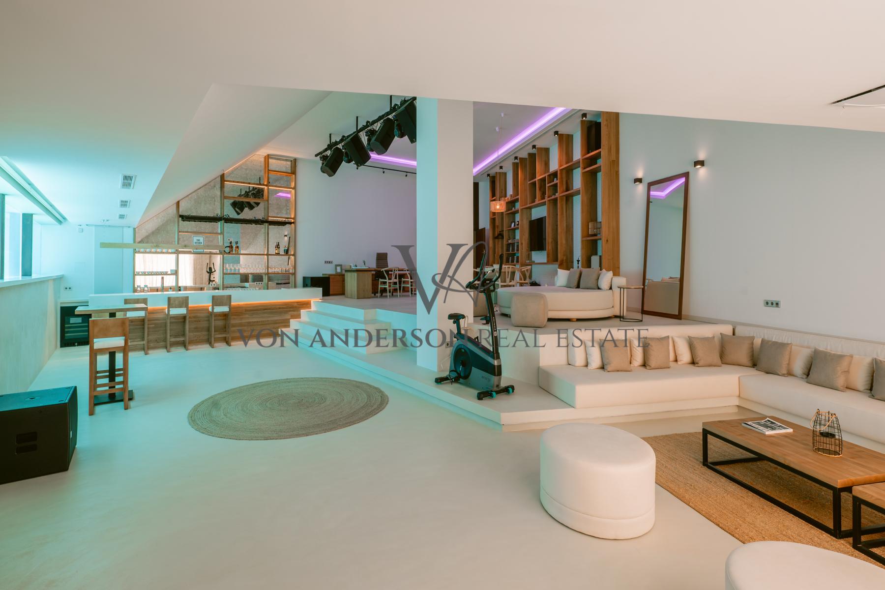 Magnificent Contemporary Villa with Stunning Elevated Views & Private Nightclub, ref. VA1061, for sale in Ibiza by Von Anderson Real Estate