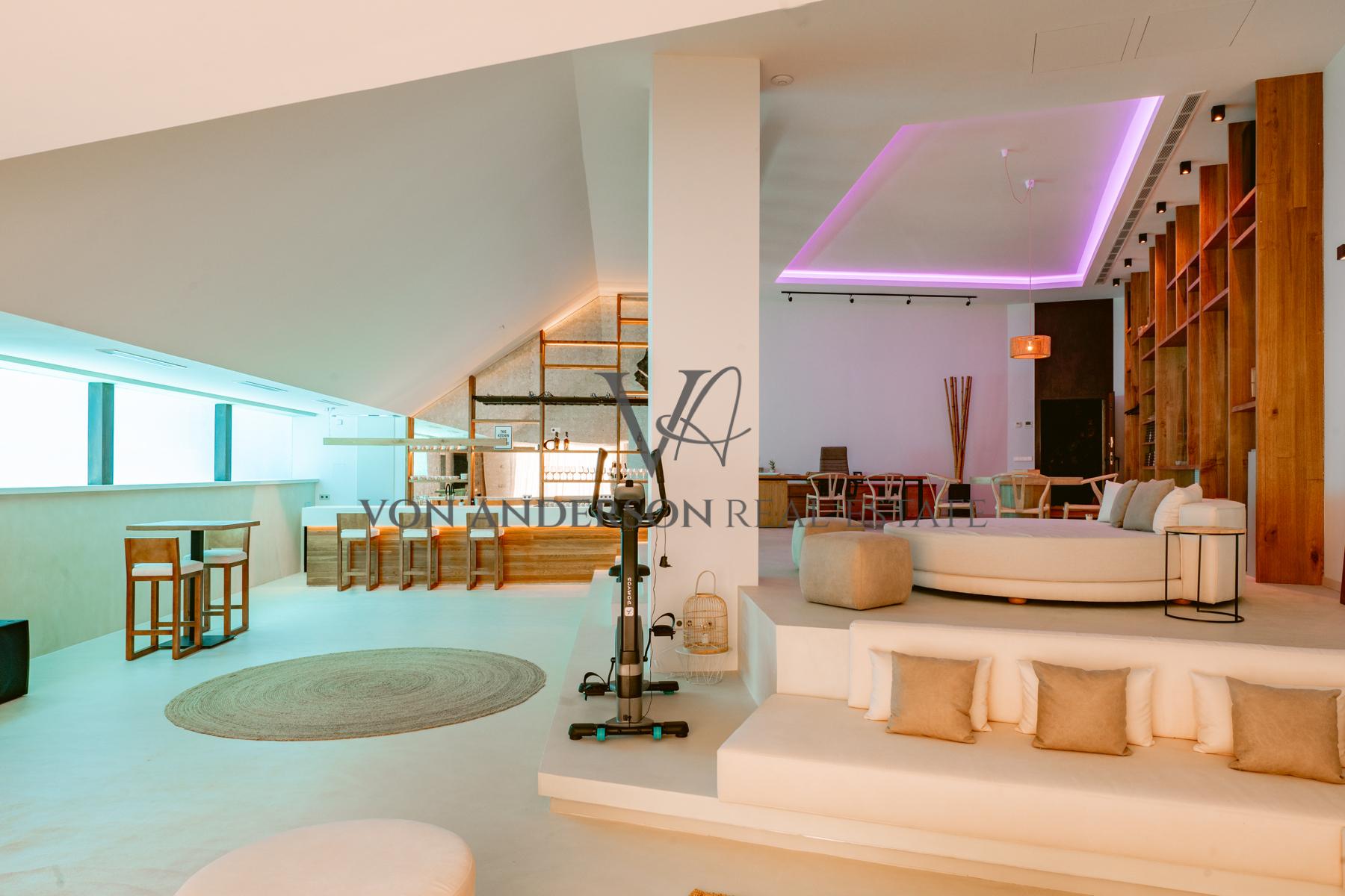 Magnificent Contemporary Villa with Stunning Elevated Views & Private Nightclub, ref. VA1061, for sale in Ibiza by Von Anderson Real Estate