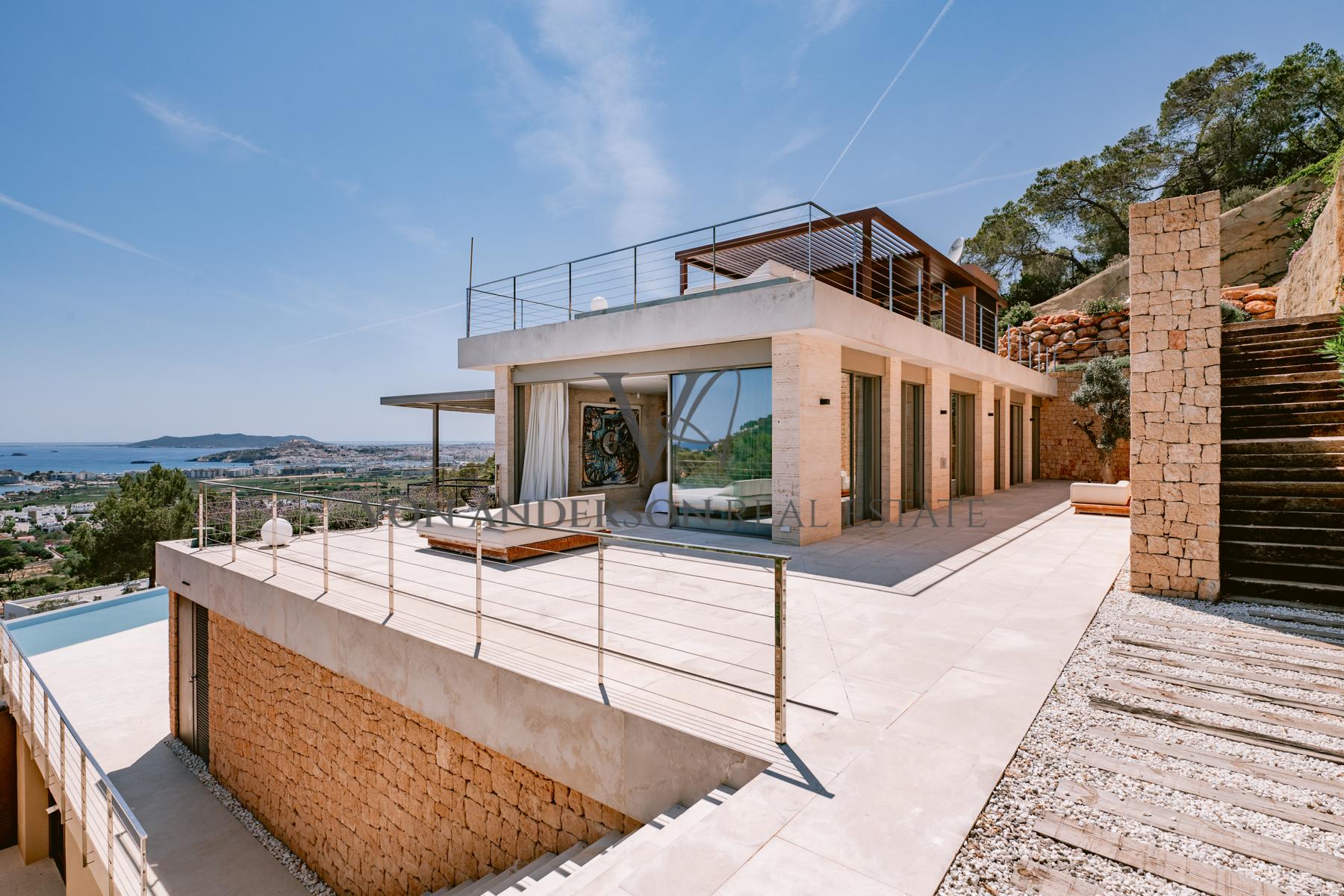Magnificent Contemporary Villa with Stunning Elevated Views & Private Nightclub, ref. VA1061, for sale in Ibiza by Von Anderson Real Estate
