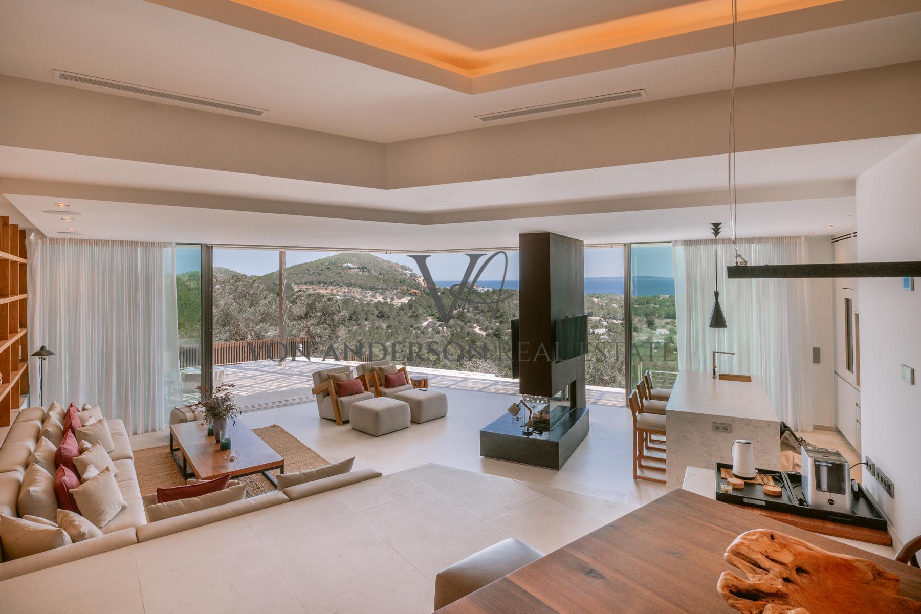 Magnificent Contemporary Villa with Stunning Elevated Views & Private Nightclub, ref. VA1061, for sale in Ibiza by Von Anderson Real Estate