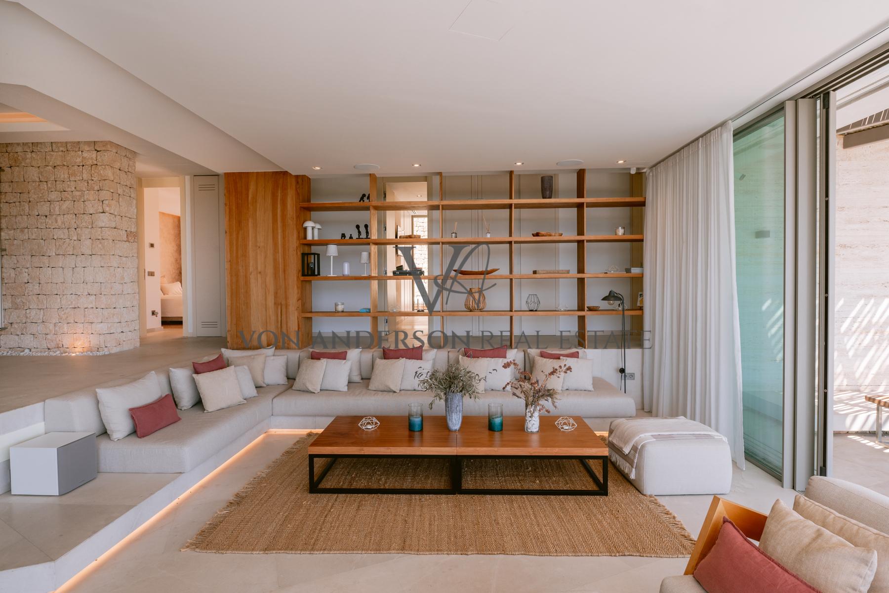 Magnificent Contemporary Villa with Stunning Elevated Views & Private Nightclub, ref. VA1061, for sale in Ibiza by Von Anderson Real Estate