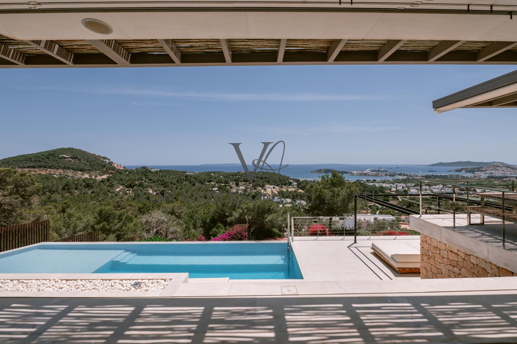 Magnificent Contemporary Villa with Stunning Elevated Views & Private Nightclub, ref. VA1061, for sale in Ibiza by Von Anderson Real Estate
