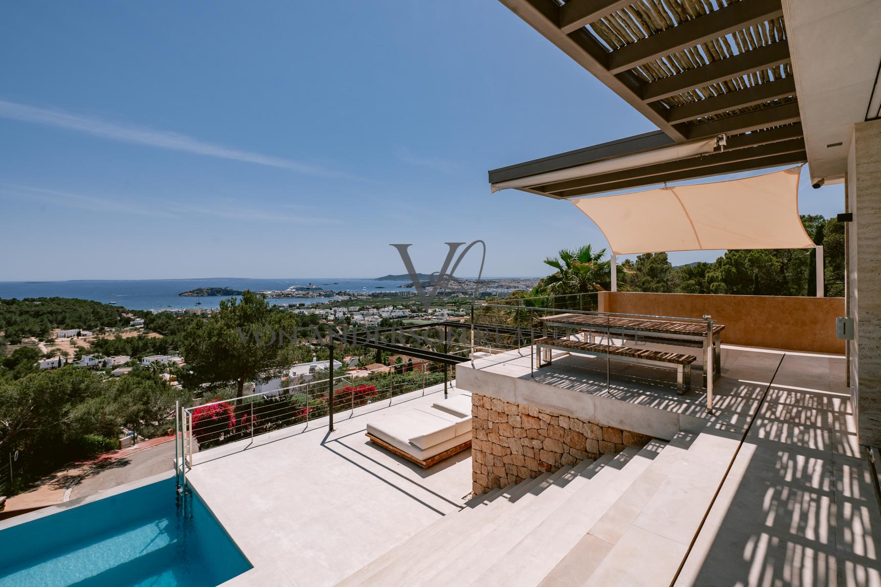 Magnificent Contemporary Villa with Stunning Elevated Views & Private Nightclub, ref. VA1061, for sale in Ibiza by Von Anderson Real Estate